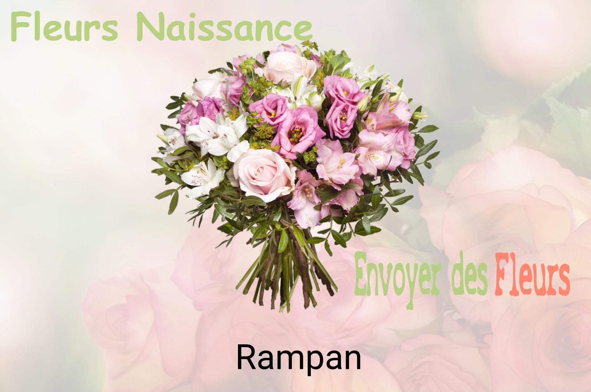 Bouquet de fleurs de naissance livré à Rampan